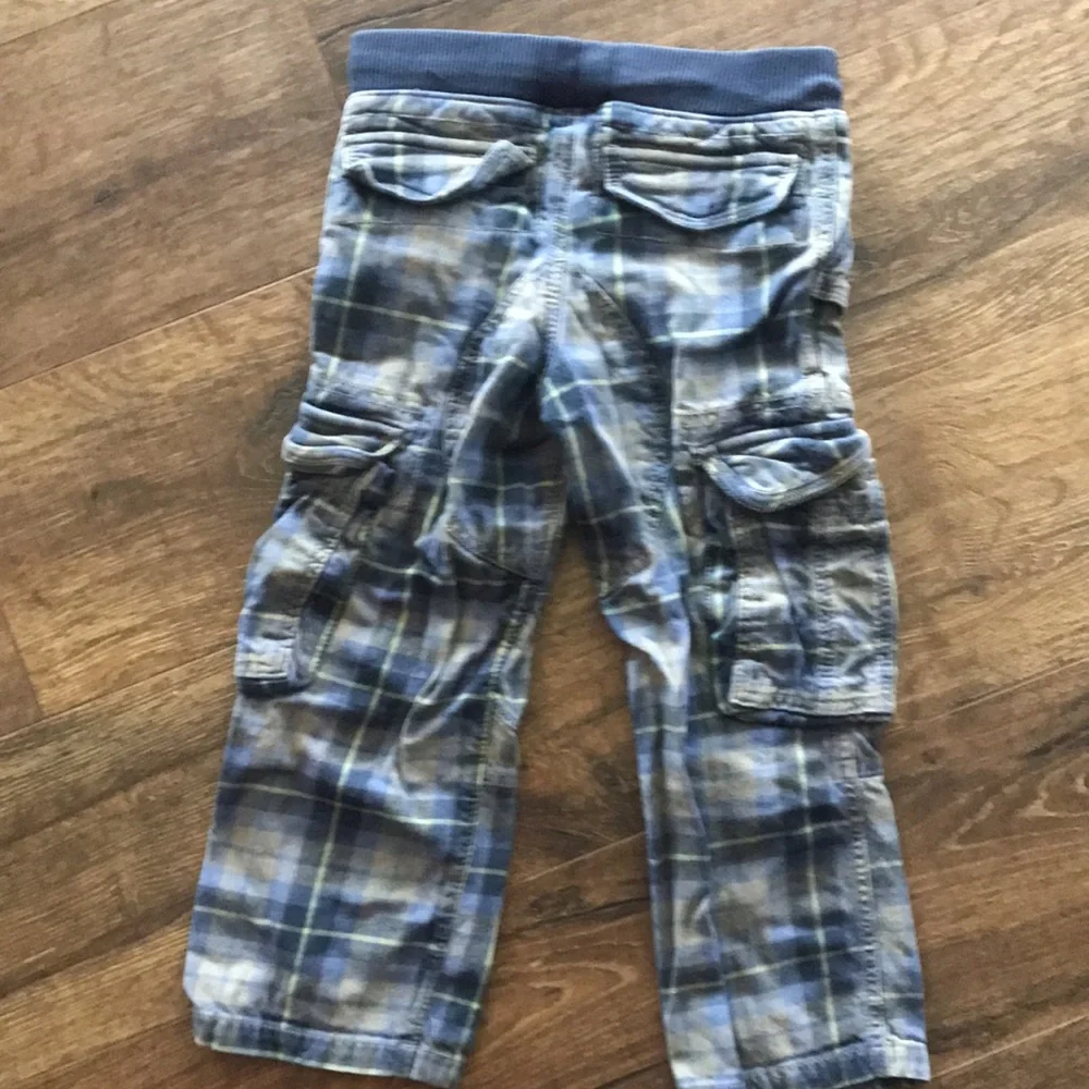 Mini boden plaid cargo‎ pants vintage htf sz 5